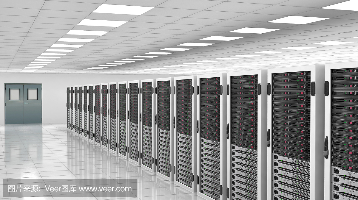 現(xiàn)代內(nèi)部的服務(wù)器室,超級計算機,服務(wù)器室,數(shù)據(jù)中心,數(shù)據(jù)安全中心。